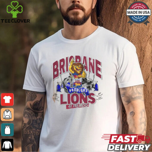 Brisbane Lions AFL Premiership Champs Shirt