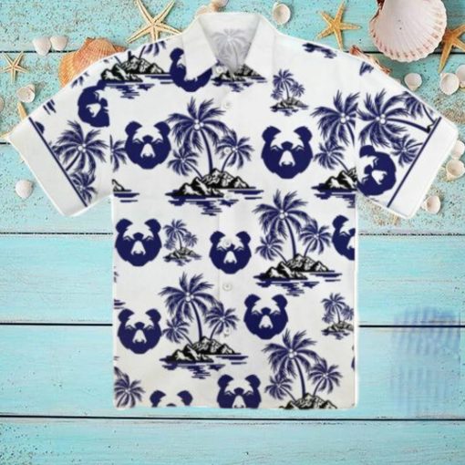 Bristol Bears Premiership Rugby Tropical Tree Custom Name Hawaiian Shirt