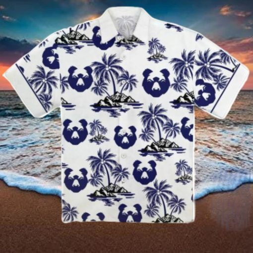 Bristol Bears Premiership Rugby Tropical Tree Custom Name Hawaiian Shirt