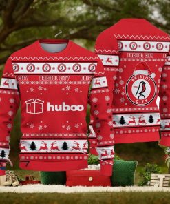 Bristol City Luau Efl Logo Team Ugly Christmas Sweater For Fans Gift Unisex Sweatshirt