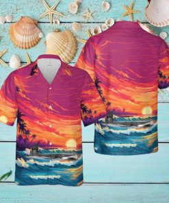 British C class submarine Coconut Tree Hawaiian Shirt Men And Women Gift Aloha Beach Holiday