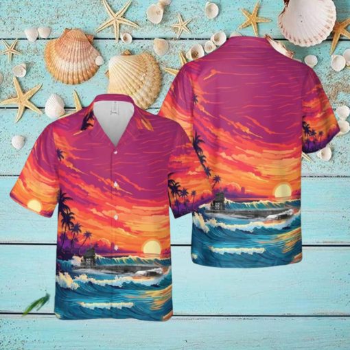 British C class submarine Coconut Tree Hawaiian Shirt Men And Women Gift Aloha Beach Holiday