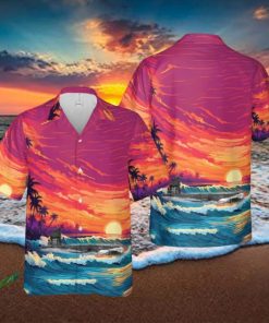 British C class submarine Coconut Tree Hawaiian Shirt Men And Women Gift Aloha Beach Holiday