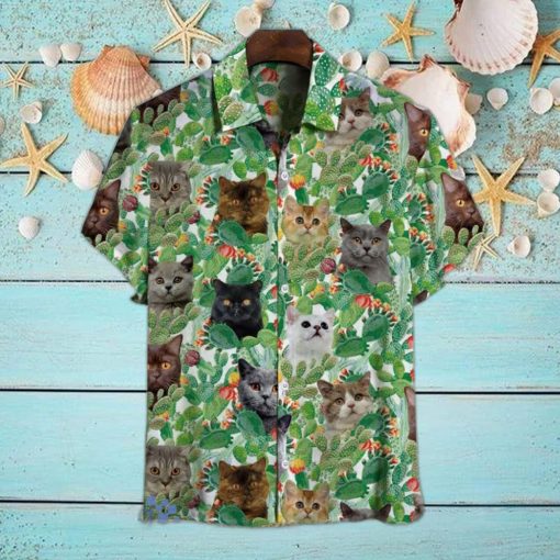 British Shorthair Cat Hawaiian Shirt Cat Memorial Gift