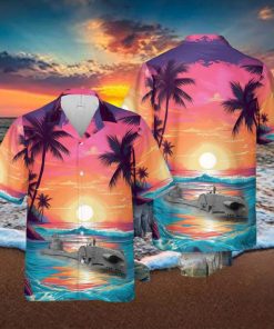 British T class submarine Hawaiian Shirt 3D Printed Aloha Summer Shirt