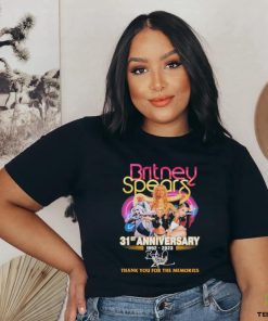 Britney Spears 31st Anniversary 1992 2023 Thank You for the memories signature shirt