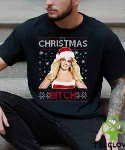 Britney Spears Its Christmas Bitch Knit Pattern Shirt