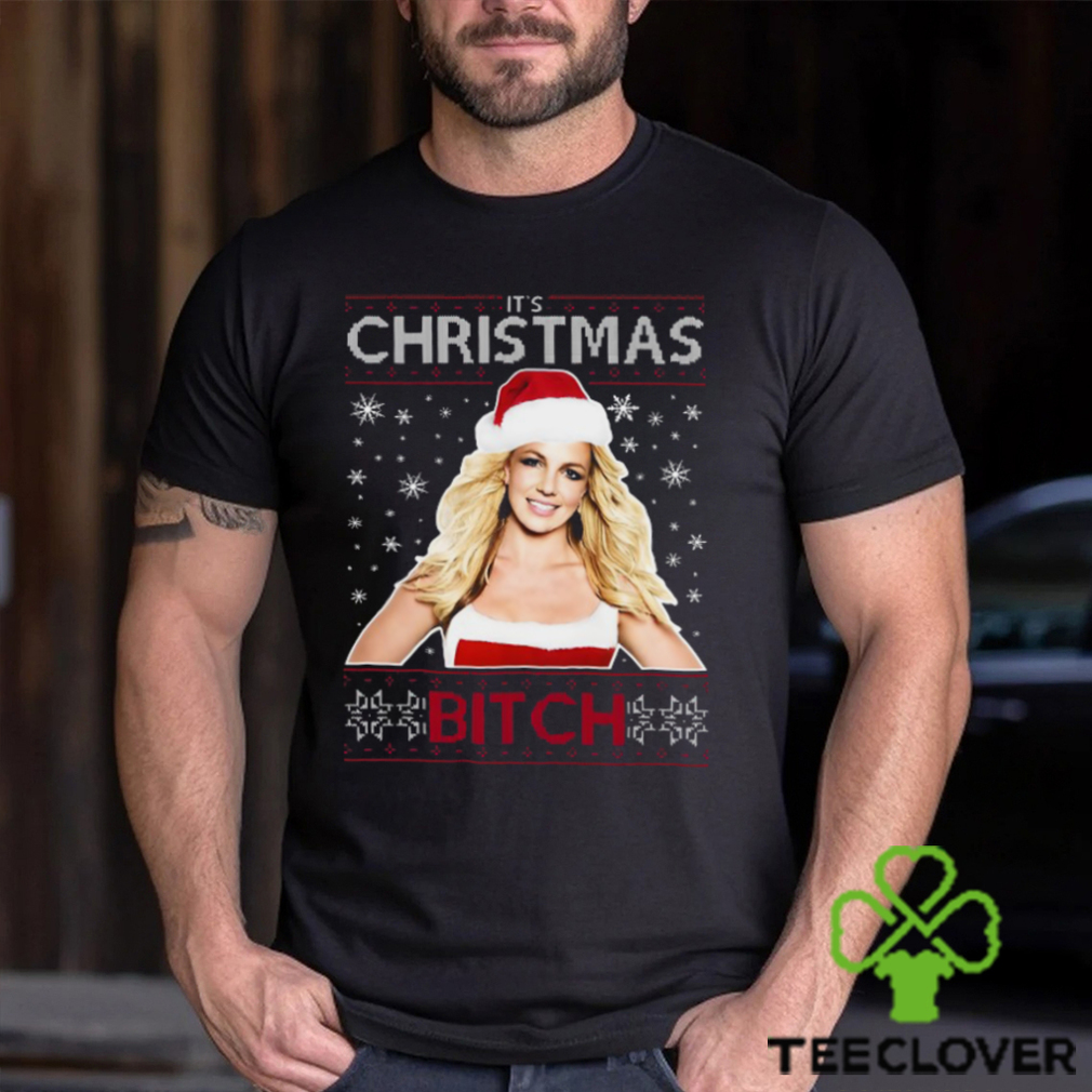 Britney Spears Its Christmas Bitch Knit Pattern Shirt Britney Spears Its Christmas Bitch Knit Pattern Shirt