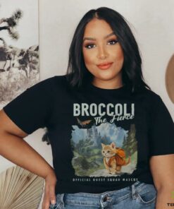 Broccoli the Fierce Quest Fantasy Squad Broccoli Cat T Shirt