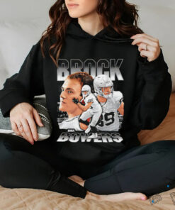 Brock Bowers Las Vegas Raiders player collage shirt