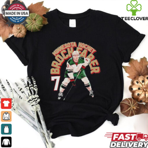 Brock Faber Minnesota Name Arc Hockey shirt