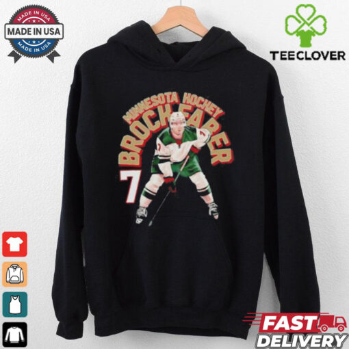 Brock Faber Minnesota Name Arc Hockey shirt