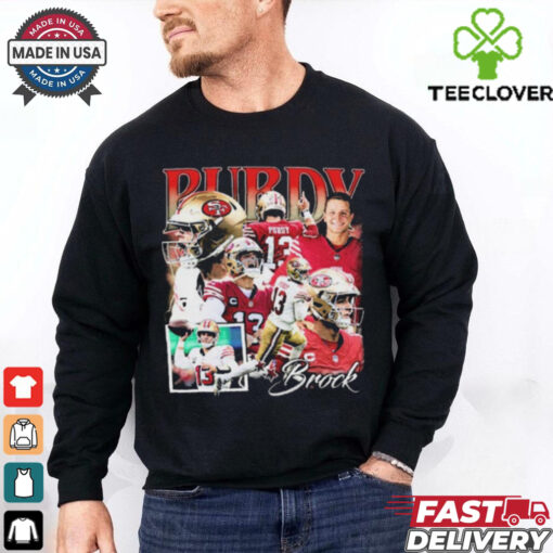 Brock Purdy American Graphic Vintage San Francisco 49ers Football NFL t hoodie, sweater, longsleeve, shirt v-neck, t-shirt