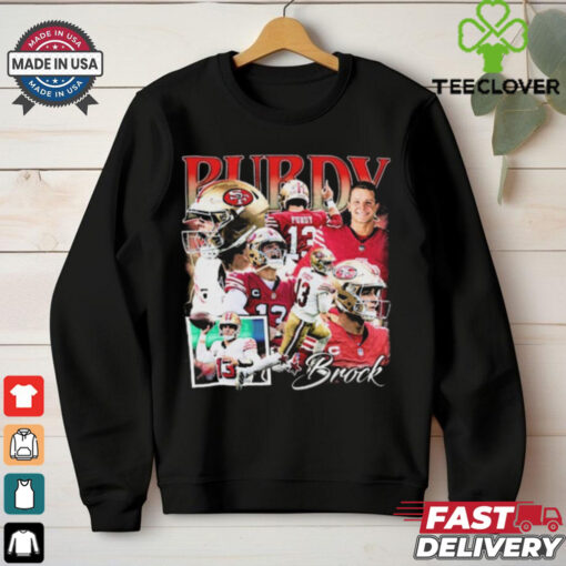 Brock Purdy American Graphic Vintage San Francisco 49ers Football NFL t hoodie, sweater, longsleeve, shirt v-neck, t-shirt