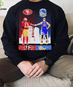 Brock Purdy And Stephen Curry San Francisco City Skyline Signatures Shirt