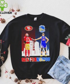 Brock Purdy And Stephen Curry San Francisco City Skyline Signatures Shirt