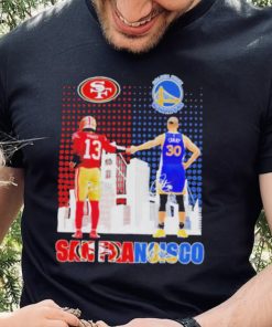 Brock Purdy And Stephen Curry San Francisco City Skyline Signatures Shirt