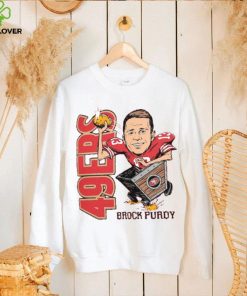 Brock Purdy San Francisco 49ers Homage Caricature Player Tri Blend T Shirt