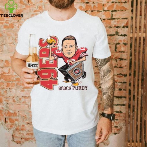 Brock Purdy San Francisco 49ers Homage Caricature Player Tri Blend T Shirt