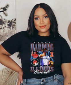 Brody Harding Illinois Baseball Bootleg T shirt