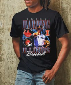 Brody Harding Illinois Baseball Bootleg T shirt