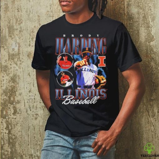 Brody Harding Illinois Baseball Bootleg T shirt