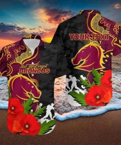 Broncos Day Aboriginal Mix Army Patterns Hawaiian Shirt