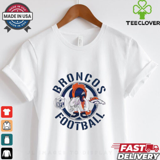 Broncos Football Nfl Rush Zone Cartoon Character Shirt