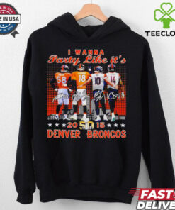 Broncos Miller Manning Nix Sutton I Wanna Party Like It’s 2015 shirt