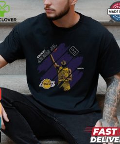 Bronny James Jr. Los Angeles Lakers Stripes Shirt
