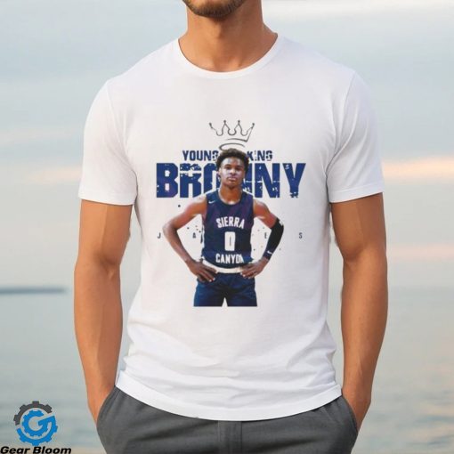 Bronny James Young King Bronny USC Trojan 2023 Shirt