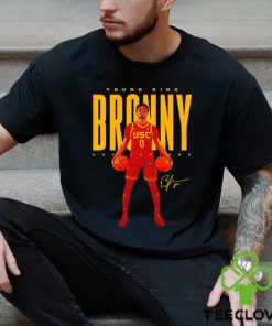 Bronny james usc trojans young king broony signature t shirt