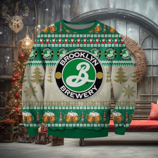 Brooklyn Brewery Beer Ugly Christmas Sweater, Ugly Sweater Apparel