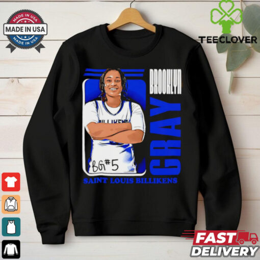 Brooklyn Gray Saint Louis Billikens cartoon hoodie, sweater, longsleeve, shirt v-neck, t-shirt