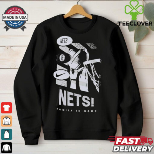 Brooklyn Nets Family In Game Nike T Shirt