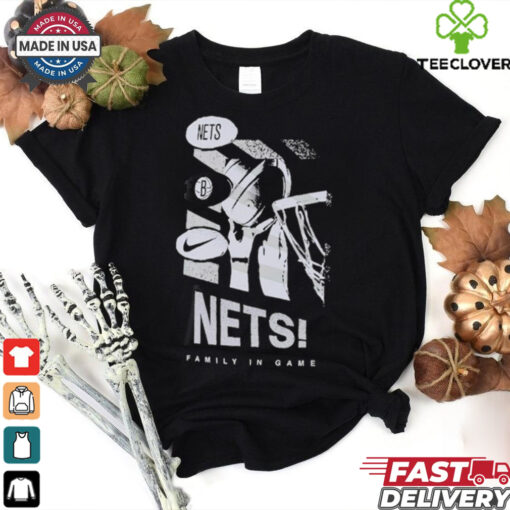 Brooklyn Nets Family In Game Nike T Shirts