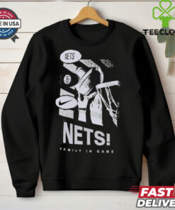 Brooklyn Nets Family In Game Nike T Shirts