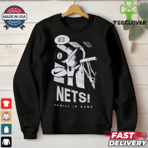 Brooklyn Nets Family In Game Nike T Shirts
