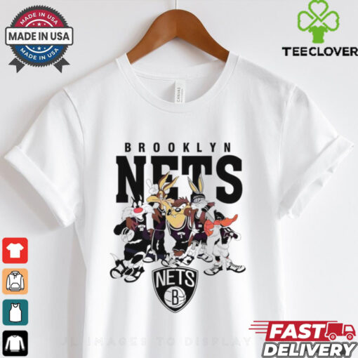 Brooklyn Nets Looney Tunes characters NBA basketball shirt