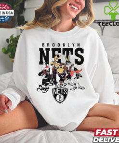 Brooklyn Nets Looney Tunes characters NBA basketball shirt