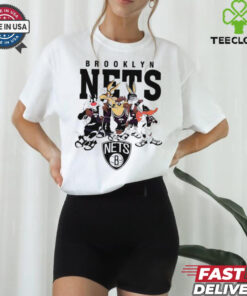 Brooklyn Nets Looney Tunes characters NBA basketball shirt