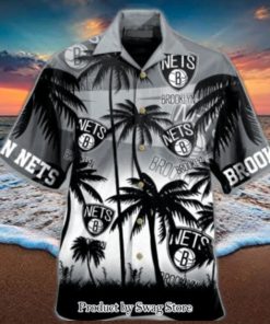 Brooklyn Nets National Basketball Association Hawaiian Set Pattern