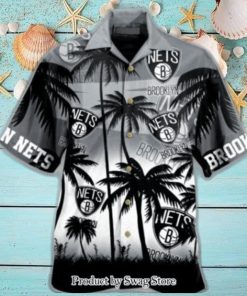 Brooklyn Nets National Basketball Association Hawaiian Set Pattern