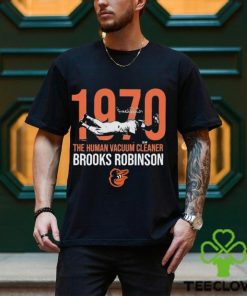 Brooks Robinson Baltimore Orioles 1970 The Human Vacuum Cleaner Signature Shirt