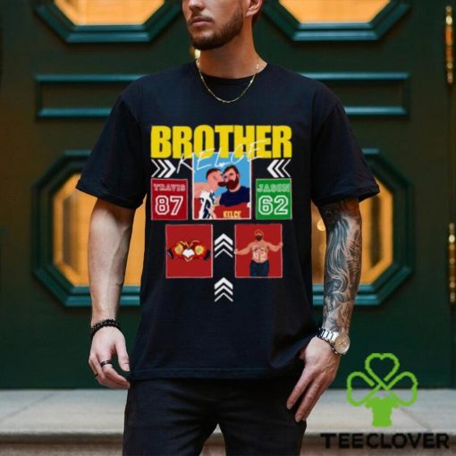 Brother Jason Kelce x Travis Kelce American football center his entire T Shirt