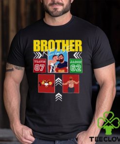 Brother Jason Kelce x Travis Kelce American football center his entire T Shirt