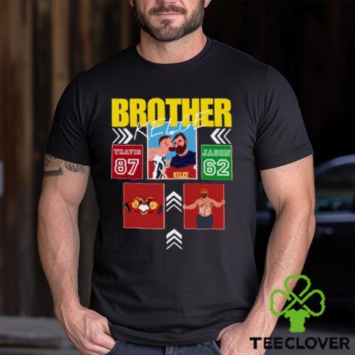 Brother Jason Kelce x Travis Kelce American football center his entire T Shirt