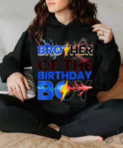 Brother Of The Birthday Boy Hedgehog Family Party T Shirt
