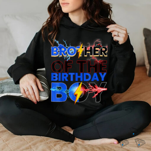 Brother Of The Birthday Boy Hedgehog Family Party T Shirt