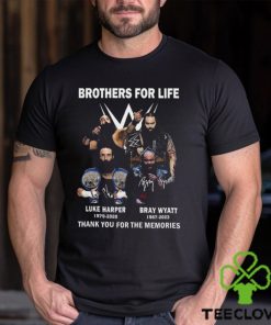 Brothers For Life Bray Wyatt And Luke Harper Thank You For The Memories T Shirt